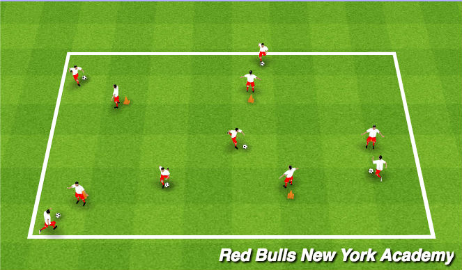 Football/Soccer Session Plan Drill (Colour): Super Hero Cities