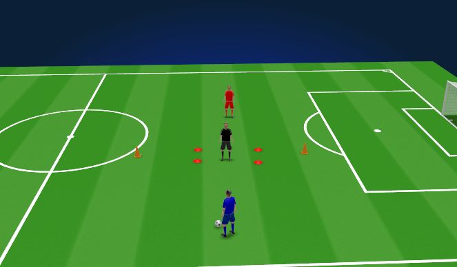 Football/Soccer Session Plan Drill (Colour): Animation 1