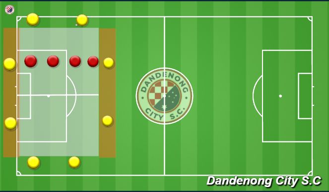 Football/Soccer Session Plan Drill (Colour): Animation 4