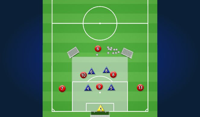 Fútbol Ejercicio del Plan de Sesiones (Color): Animation 2