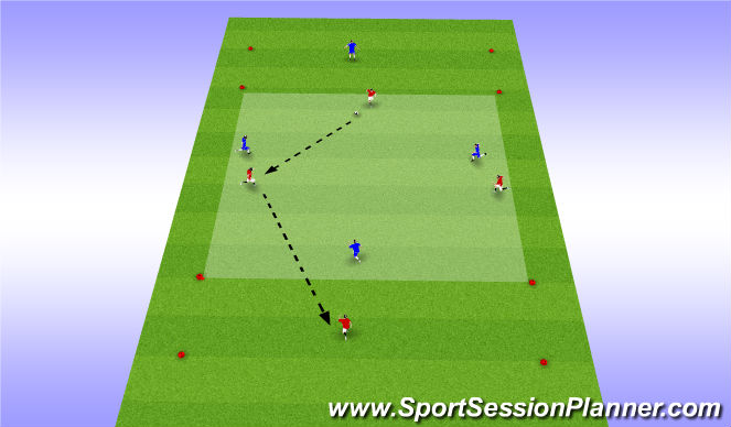 Football/Soccer Session Plan Drill (Colour): Screen 4