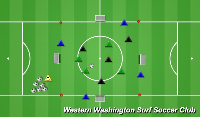 Football/Soccer Session Plan Drill (Colour): Screen 2