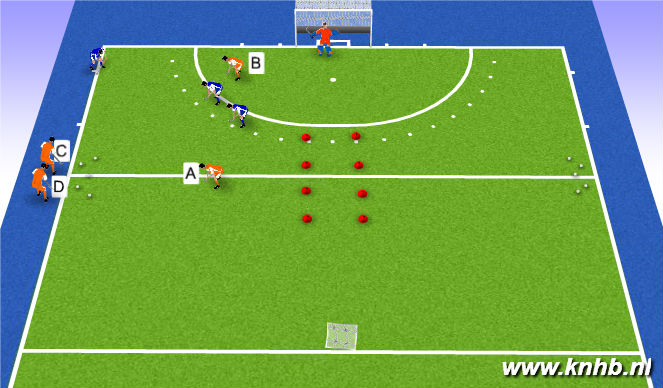 Hockey Session Plan Drill (Colour): Screen 1