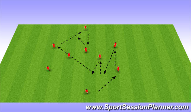 Football/Soccer Session Plan Drill (Colour): Screen 1