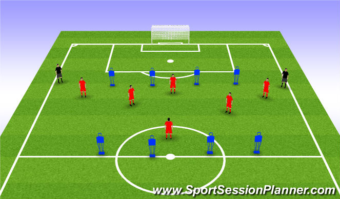 Football/Soccer Session Plan Drill (Colour): Screen 2
