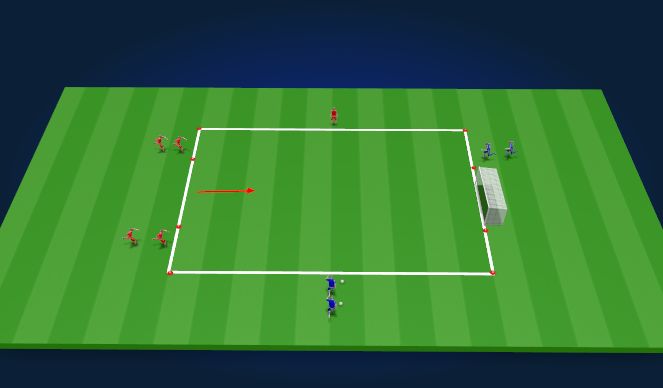 Football/Soccer Session Plan Drill (Colour): Screen 2