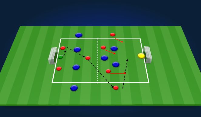 Fútbol Ejercicio del Plan de Sesiones (Color): Screen 3