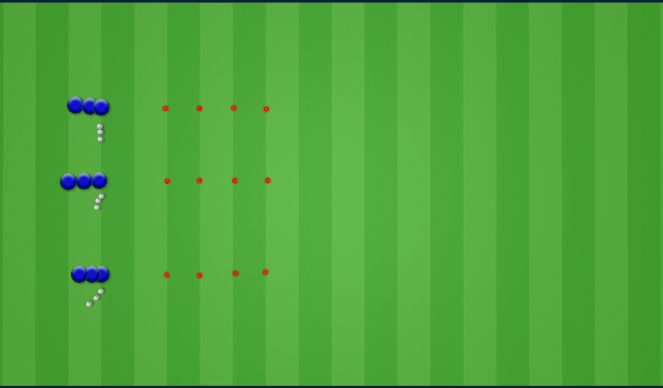 Football/Soccer Session Plan Drill (Colour): Warm Up