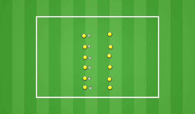 Football/Soccer Session Plan Drill (Colour): Touches