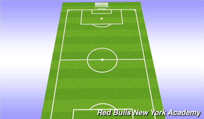 Football/Soccer Session Plan Drill (Colour): Scrimmage