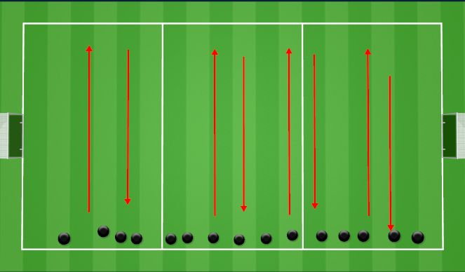 Football/Soccer Session Plan Drill (Colour): Cool Down