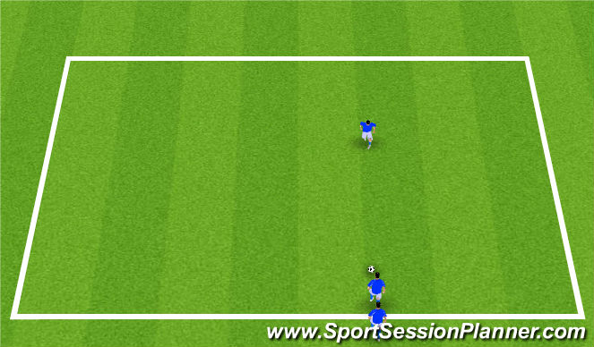 Football/Soccer Session Plan Drill (Colour): Technical Warm-up