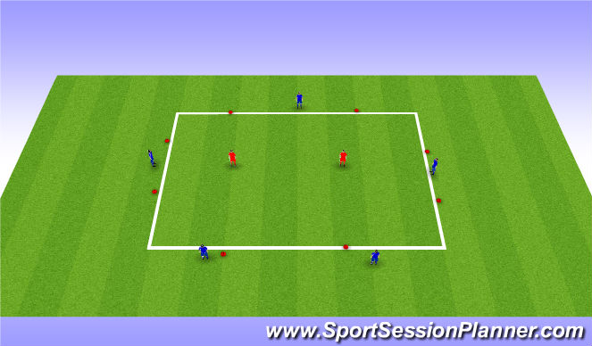 Football/Soccer Session Plan Drill (Colour): Screen 2