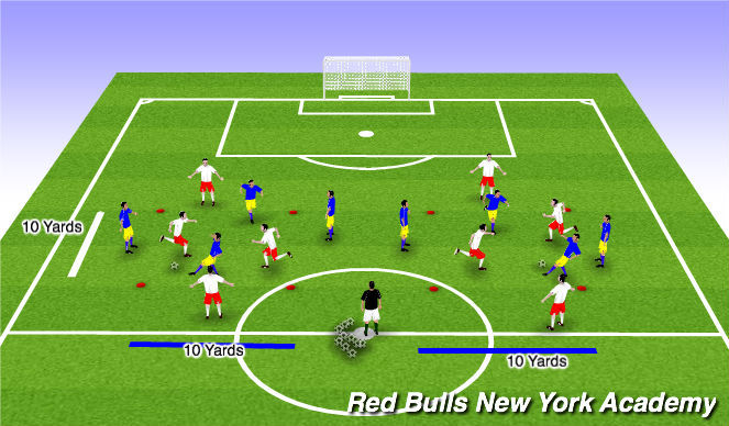 Football/Soccer Session Plan Drill (Colour): Main Theme