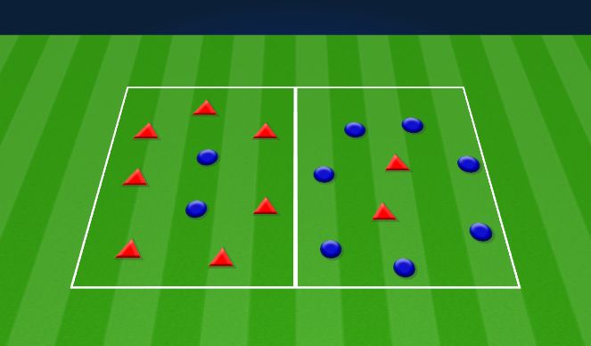 Football/Soccer Session Plan Drill (Colour): Boxes