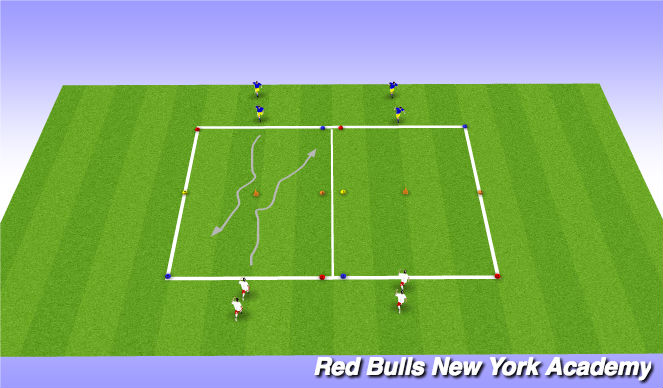 Football/Soccer Session Plan Drill (Colour): Main Theme