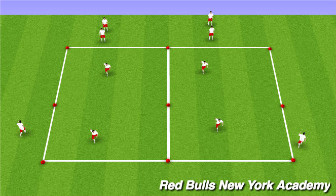 Football/Soccer Session Plan Drill (Colour): SAQ