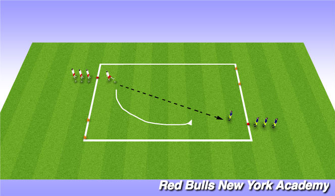 Football/Soccer Session Plan Drill (Colour): Main Theme