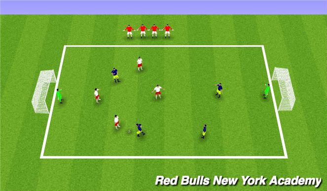 Football/Soccer Session Plan Drill (Colour): Small Sided Game