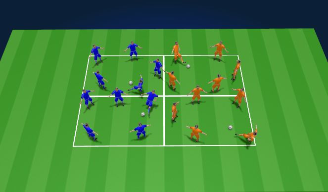 Football/Soccer Session Plan Drill (Colour): Screen 1