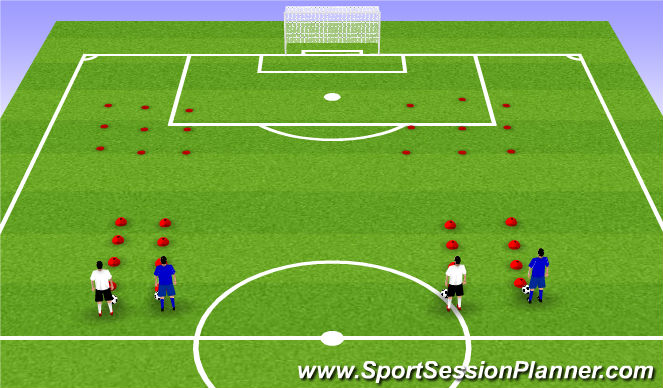 Football/Soccer Session Plan Drill (Colour): Screen 5
