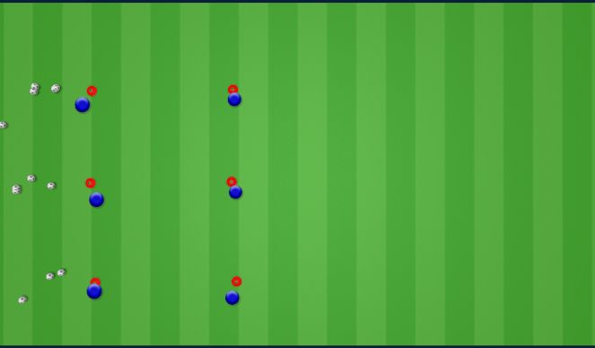 Football/Soccer Session Plan Drill (Colour): Heading Technique