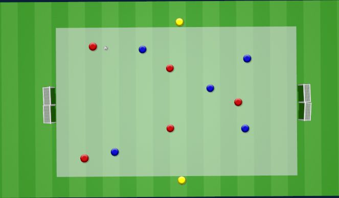 Football/Soccer Session Plan Drill (Colour): Mini Game