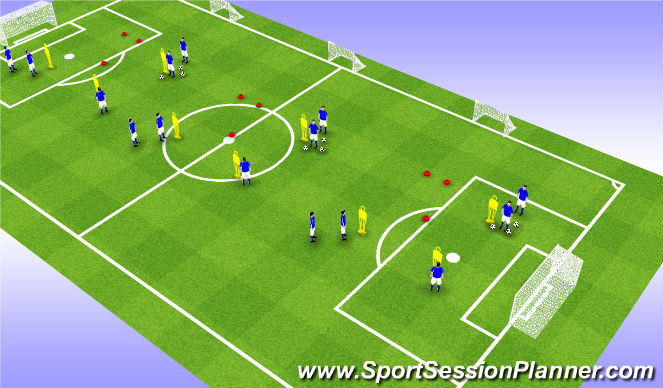 Football/Soccer Session Plan Drill (Colour): Screen 1