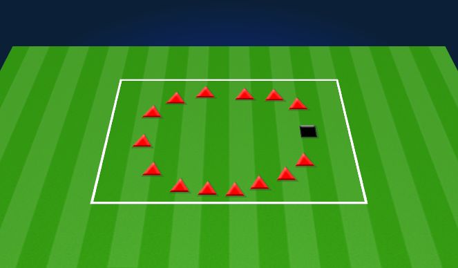 Football/Soccer Session Plan Drill (Colour): Dynamic