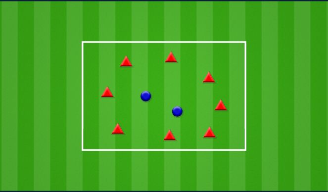 Football/Soccer Session Plan Drill (Colour): Rondo's (Subs)