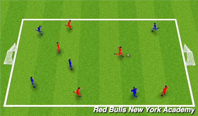 Football/Soccer Session Plan Drill (Colour): Game