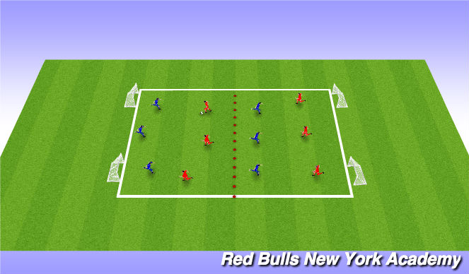 Football/Soccer Session Plan Drill (Colour): ESSG