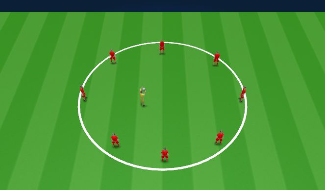 Football/Soccer Session Plan Drill (Colour): Cool Down