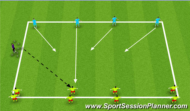 Football/Soccer Session Plan Drill (Colour): Screen 5