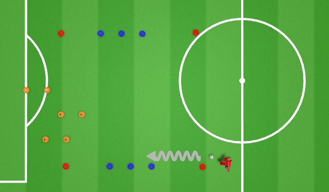 Football/Soccer Session Plan Drill (Colour): Screen 1