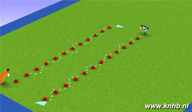Hockey Session Plan Drill (Colour): Screen 1