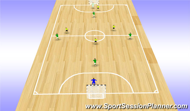 Futsal Session Plan Drill (Colour): Screen 5