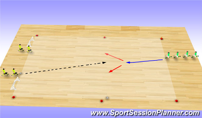 Futsal Session Plan Drill (Colour): Skill