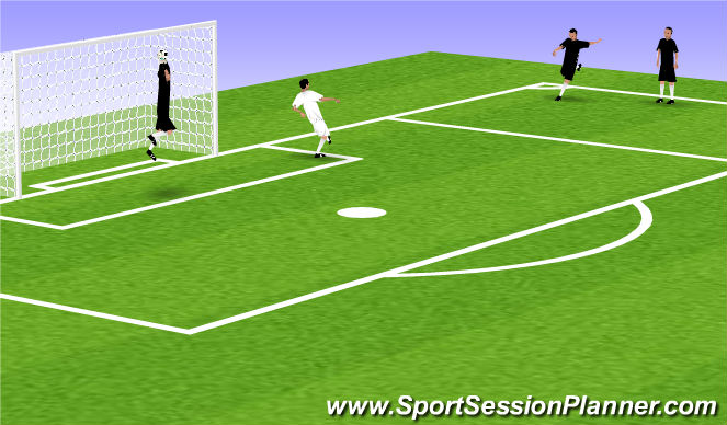 Football/Soccer Session Plan Drill (Colour): Screen 3