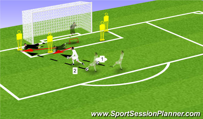 Football/Soccer Session Plan Drill (Colour): Screen 2