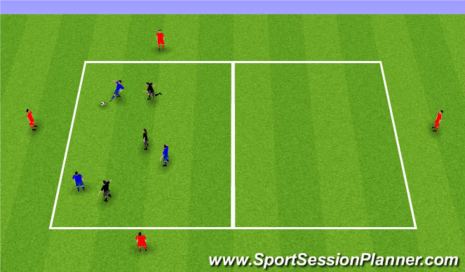 Football/Soccer Session Plan Drill (Colour): Screen 1