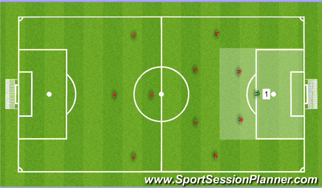 Football/Soccer Session Plan Drill (Colour): Screen 1