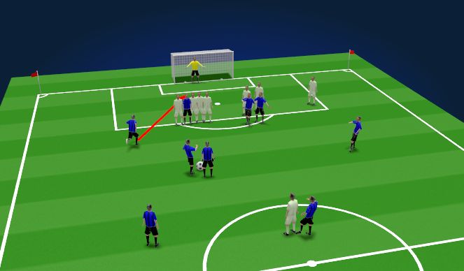 Football/Soccer Session Plan Drill (Colour): Roller. 