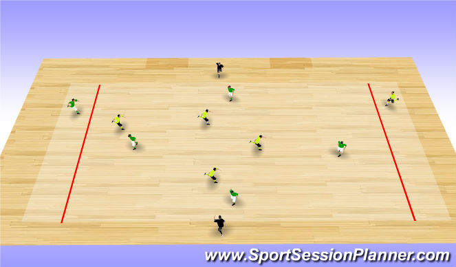 Futsal Session Plan Drill (Colour): SSG