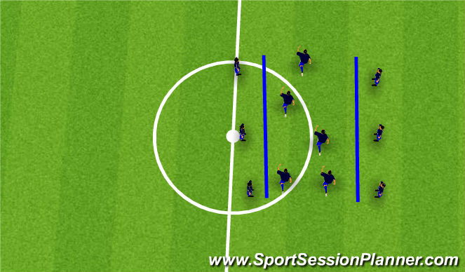 Football/Soccer Session Plan Drill (Colour): Screen 1