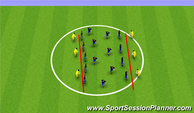 Football/Soccer Session Plan Drill (Colour): Screen 2