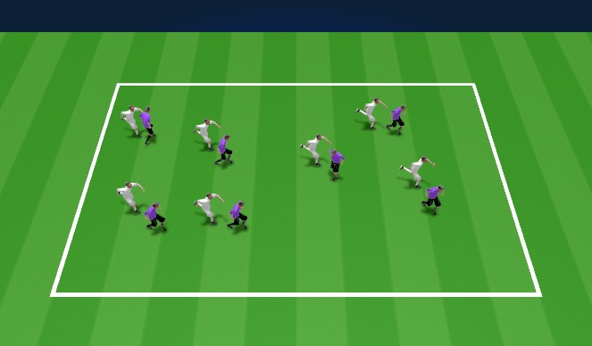 Football/Soccer Session Plan Drill (Colour): Shadow 