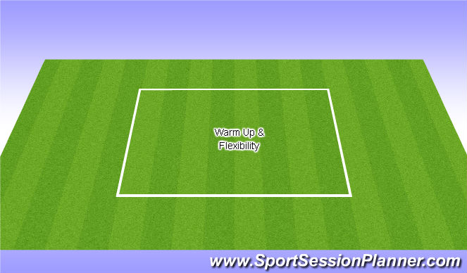 Football/Soccer Session Plan Drill (Colour): Warm Up