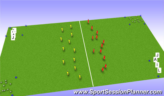 Football/Soccer Session Plan Drill (Colour): Screen 1