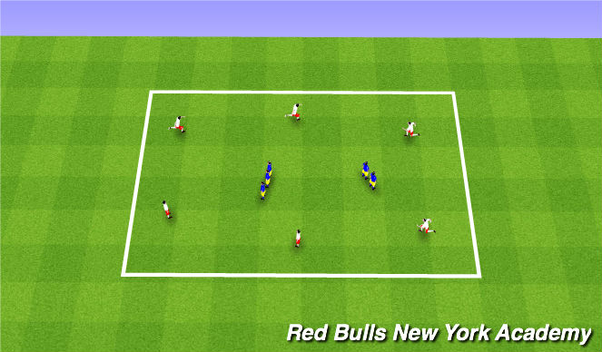 Football/Soccer Session Plan Drill (Colour): Main Theme IV